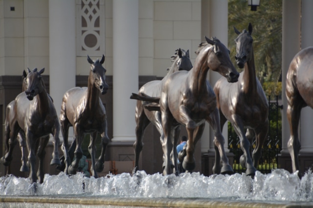Horse sculpture in Dubai